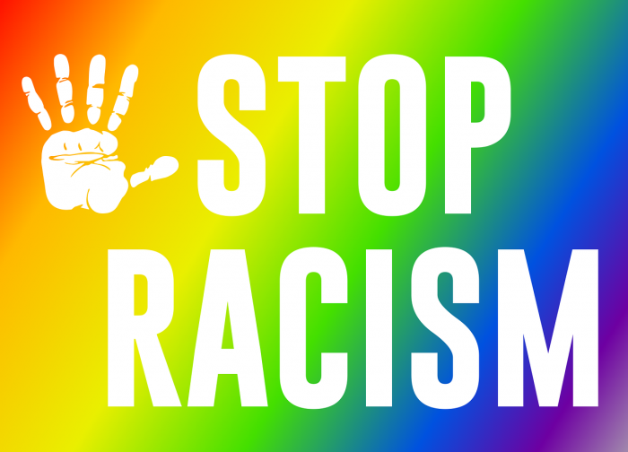плакат "Stop Racism"